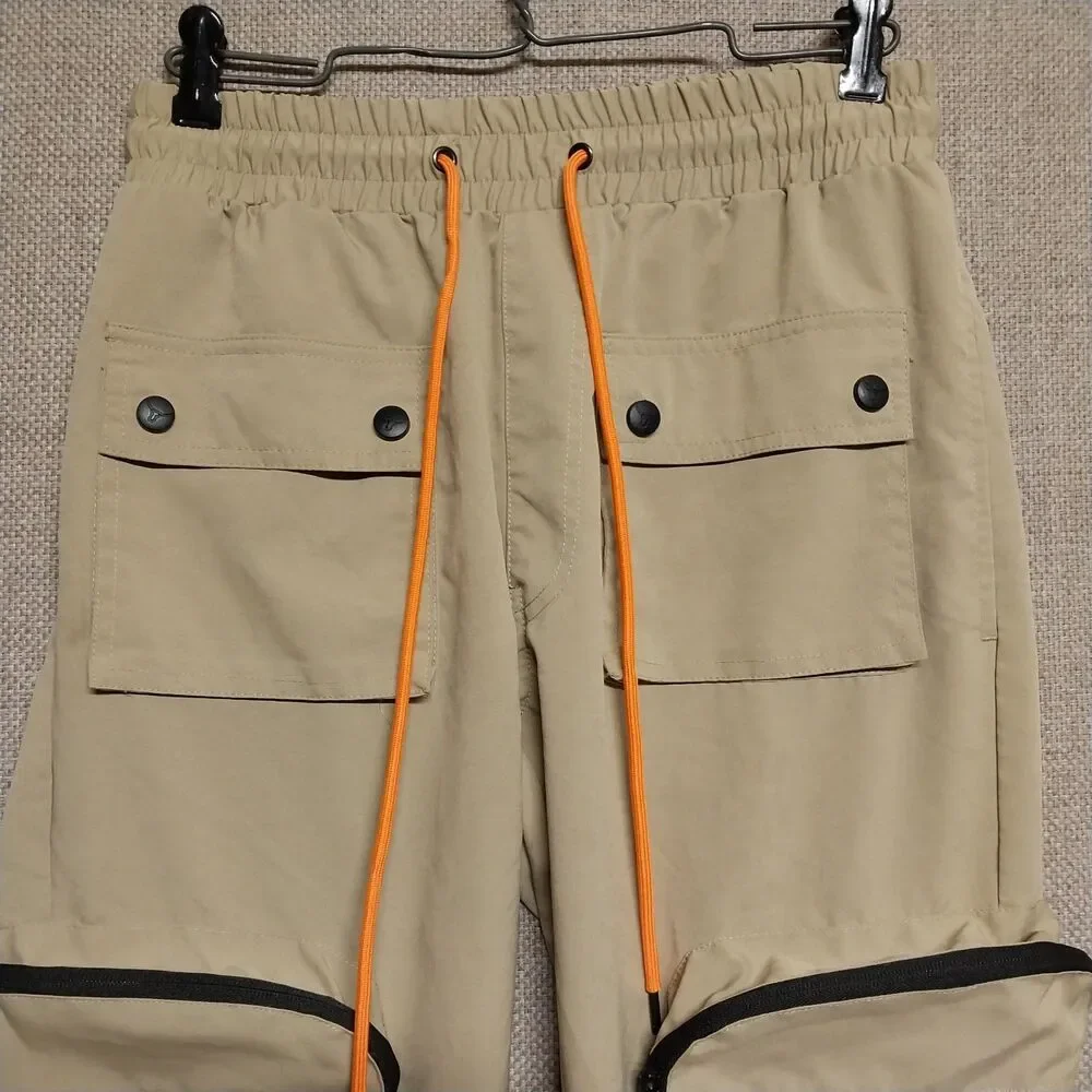 SCREENSHOT Men's Hip Hop Premium Multifunctional Utility Cargo Pants  Size 29-30